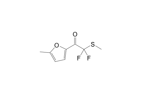 2,2-bis(fluoranyl)-1-(5-methylfuran-2-yl)-2-methylsulfanyl-ethanone