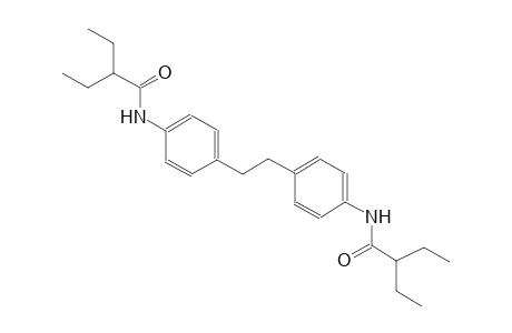 2-ethyl-N-[4-(2-{4-[(2-ethylbutanoyl)amino]phenyl}ethyl)phenyl]butanamide