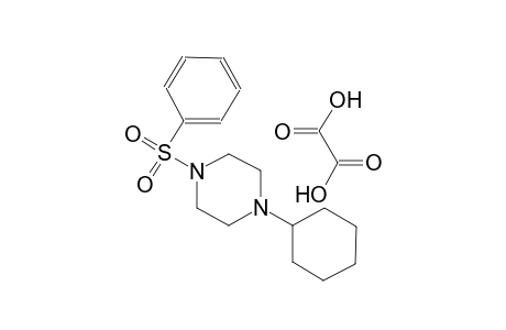 1-cyclohexyl-4-(phenylsulfonyl)piperazine oxalate