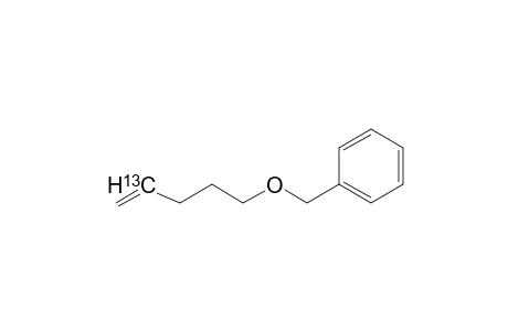 5-Benzyloxy-2-[13C]-1-pentene