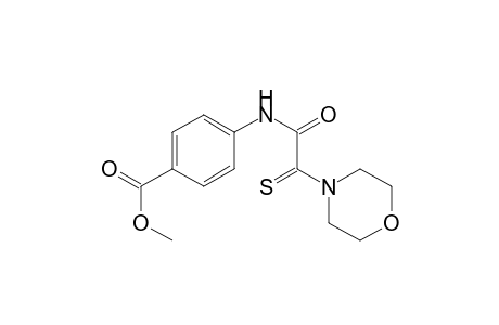 Benzoic acid, 4-(2-morpholin-4-yl-2-thioxoacetylamino)-, methyl ester