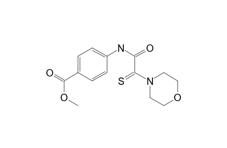 Benzoic acid, 4-(2-morpholin-4-yl-2-thioxoacetylamino)-, methyl ester