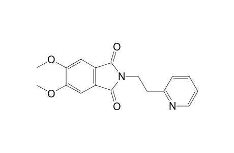 5,6-Dimethoxy-2-(2-pyridin-2-ylethyl)isoindole-1,3-dione