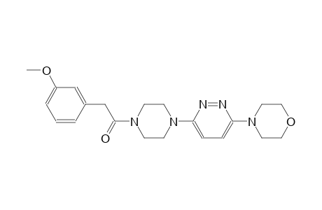 morpholine, 4-[6-[4-[(3-methoxyphenyl)acetyl]-1-piperazinyl]-3-pyridazinyl]-