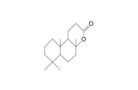4a,7,7,10a-Tetramethyl-dodecahydro-naphtho(2,1-B)pyran-3-one