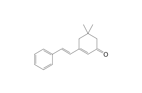 5,5-Dimethyl-3-[(E)-2-phenylethenyl]-1-cyclohex-2-enone