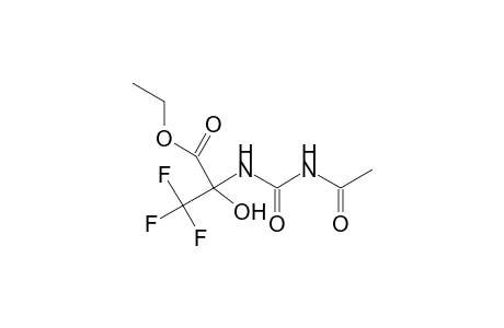 Ethyl 2-([(acetylamino)carbonyl]amino)-3,3,3-trifluoro-2-hydroxypropanoate