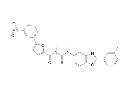 N-[2-(3,4-dimethylphenyl)-1,3-benzoxazol-5-yl]-N'-[5-(3-nitrophenyl)-2-furoyl]thiourea