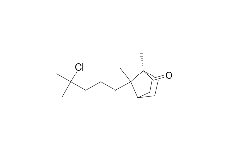 Bicyclo[2.2.1]heptan-2-one, 7-(4-chloro-4-methylpentyl)-1,7-dimethyl-, (1R-syn)-