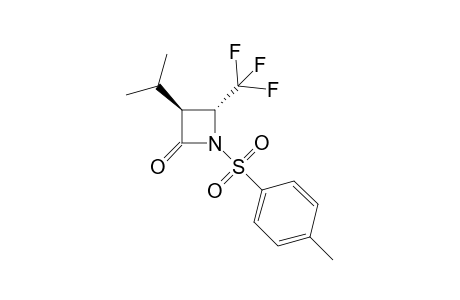 (3S,4R)-3-Isopropyl-1-(toluene-4-sulfonyl)-4-trifluoromethyl-azetidin-2-one