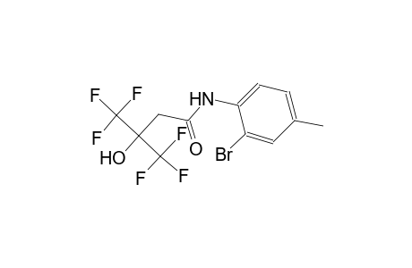N-(2-bromo-4-methylphenyl)-4,4,4-trifluoro-3-hydroxy-3-(trifluoromethyl)butanamide