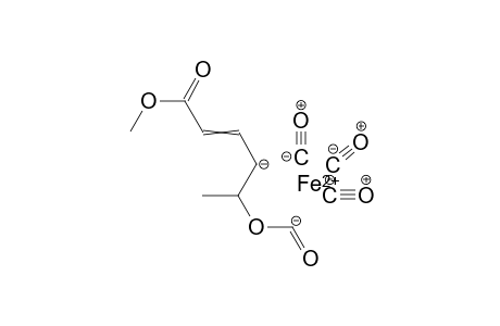 Iron(II) methyl 5-(oxomethoxy)hex-2-enoate tricarbonyl