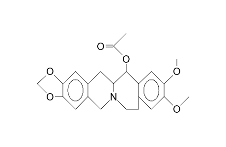 trans-Acetoxy-14-dimethoxy-2,3-methylenedioxy-10,11-hexahydro-5,6,8,13,13a,14-isoquinolino(3,2-B)benzazepine-3