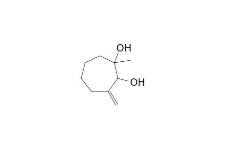3-Methylene-1-methylcycloheptane-1,2-diol