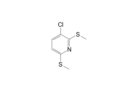3-Chloro-2,6-bis(methylsulfanyl)pyridine