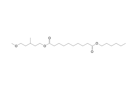 Sebacic acid, hexyl 5-methoxy-3-methylpentyl ester