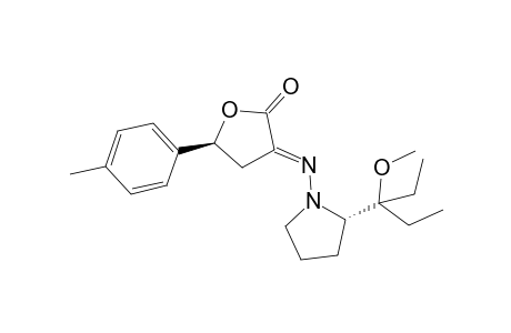 (S,S)-(+)-N-[2-(1-Ethyl-1-methoxypropyl)pyrrolidine]-3-imino-5-(4-methylphenyl)dihydro-2-furanone