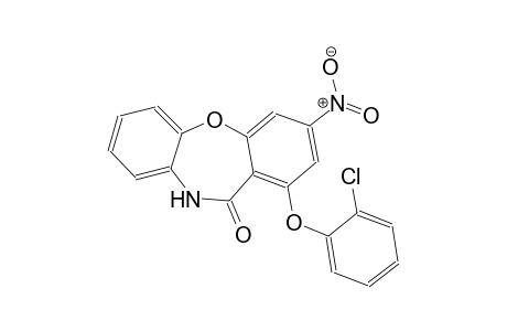 dibenzo[b,f][1,4]oxazepin-11(10H)-one, 1-(2-chlorophenoxy)-3-nitro-