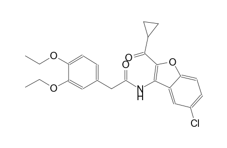 benzeneacetamide, N-[5-chloro-2-(cyclopropylcarbonyl)-3-benzofuranyl]-3,4-diethoxy-