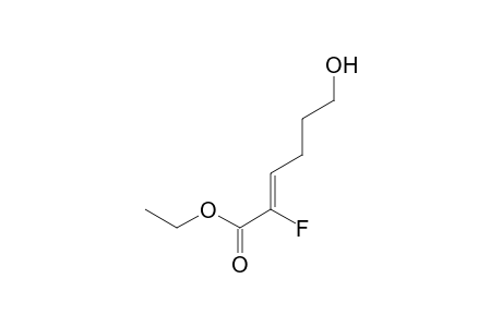 (Z)-2-fluoro-6-hydroxy-2-hexenoic acid ethyl ester