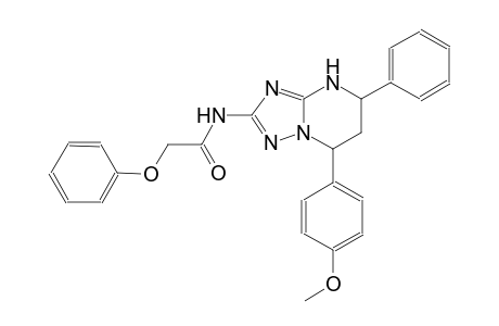 N-[7-(4-methoxyphenyl)-5-phenyl-4,5,6,7-tetrahydro[1,2,4]triazolo[1,5-a]pyrimidin-2-yl]-2-phenoxyacetamide