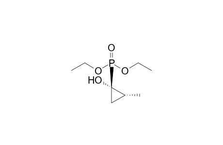 Diethyl (trans)-1-hydroxy-2-methylcyclopropane - phosphonate
