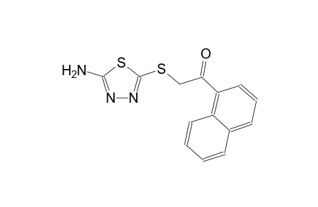 2-(5-Amino-[1,3,4]thiadiazol-2-ylsulfanyl)-1-naphthalen-1-yl-ethanone