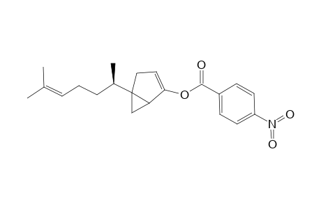 4-(1',5'-Dimethylhex-4'-en-1'-yl)-4,5-methylenecyclopent-1-en-1-yl p-Nitrobenzoate