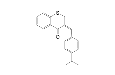(3E)-3-(4-isopropylbenzylidene)thiochroman-4-one