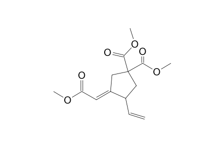 (E)-Dimethyl 3-((methoxycarbonyl)methylene)-4-vinylcyclopentane-1,1-dicarboxylate