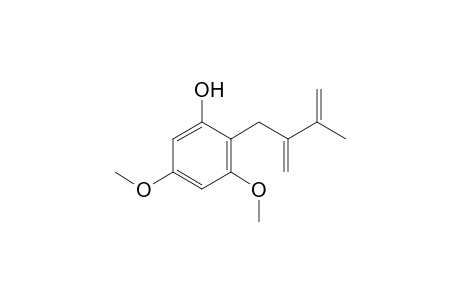 3,5-Dimethoxy-2-(3-methyl-2-methylenebut-3-enyloxy)phenol