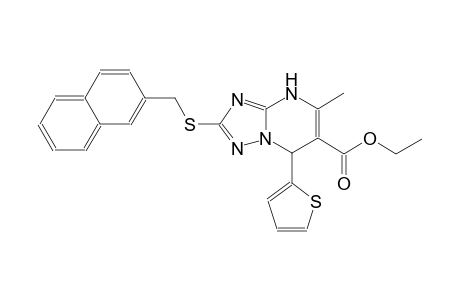ethyl 5-methyl-2-[(2-naphthylmethyl)sulfanyl]-7-(2-thienyl)-4,7-dihydro[1,2,4]triazolo[1,5-a]pyrimidine-6-carboxylate