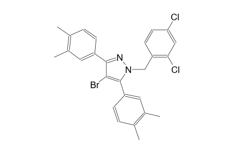 4-bromo-1-(2,4-dichlorobenzyl)-3,5-bis(3,4-dimethylphenyl)-1H-pyrazole