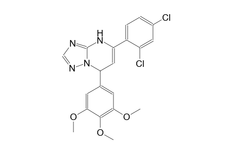 5-(2,4-dichlorophenyl)-7-(3,4,5-trimethoxyphenyl)-4,7-dihydro[1,2,4]triazolo[1,5-a]pyrimidine