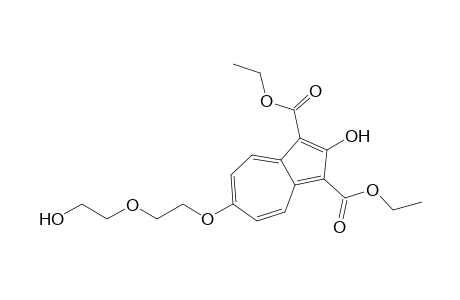 Diethyl 2-hydroxy-6-[2-(2-hydroxyethoxy)ethoxy]azulene-1,3-dicarboxylate