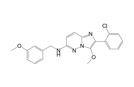 2-(2-Chlorophenyl)-3-methoxy-N-[(3-methoxyphenyl)methyl]-6-imidazo[1,2-b]pyridazinamine