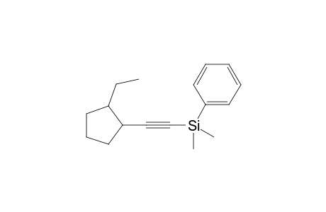 2-[2-(Dimethylphenylsilyl)ethynyl]-1-ethylcyclopentane