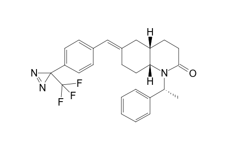 (1'R,4aS,8aR)-3,4,4a,5,7,8,8a-Heptahydro-6-[4-(trifluoromethyl-3H-diazirin-3-yl)benzenylidene]-1-[(1'-(phenyl)ethyl]quinolin-2(1H)-one