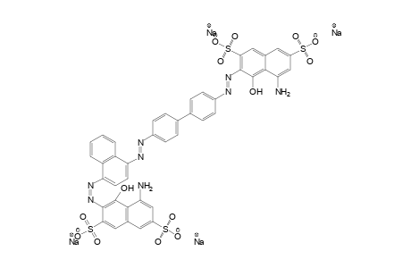 2,7-Naphthalenedisulfonic acid, 5-amino-3-[[4-[[4'-[(8-amino-1-hydroxy-3,6-disulfo-2-naphthalenyl)azo][1,1'-biphenyl]-4-yl]azo]-1-naphthalenyl]azo]-4-hydroxy-, tetrasodium salt