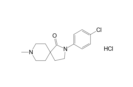 2-(p-chlorophenyl)-8-methyl-2,8-diazaspiro[4,5]decan-1-one, monohydrochloride