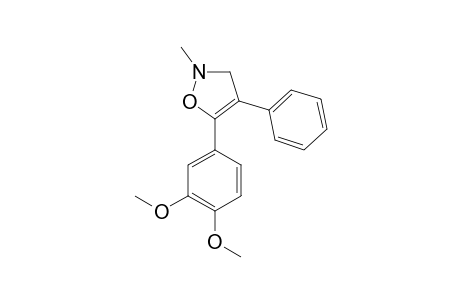 N-METHYL-5-(3,4-DIMETHOXYPHENYL)-4-PHENYL-4-ISOXAZOLINE
