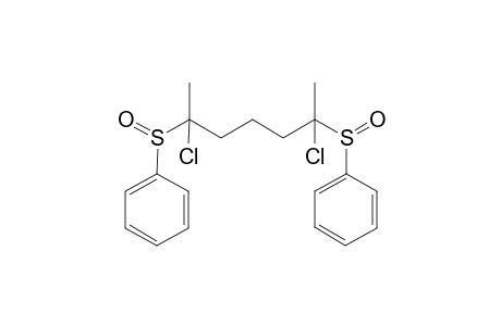 2,6-Dichloro-2,6-di(phenylsulfinyl)heptcane