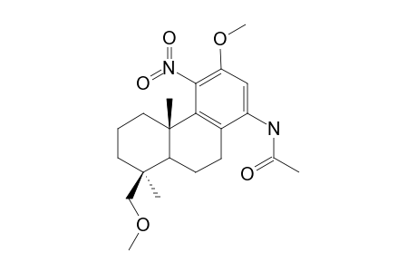 N-(12,19-dimethoxy-11-nitropodocarpa-8,11,13-trien-14-yl)acetamide