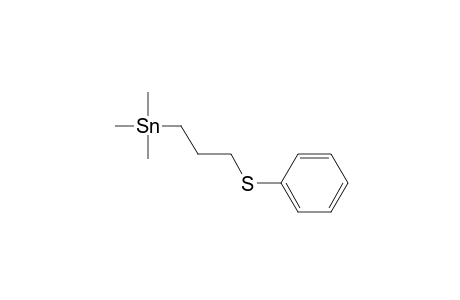 Phenyl-3-trimethylstannylpropyl sulfide
