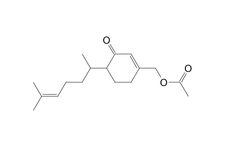 2-Cyclohexen-1-one, 3-[(acetyloxy)methyl]-6-(1,5-dimethyl-4-hexenyl)-