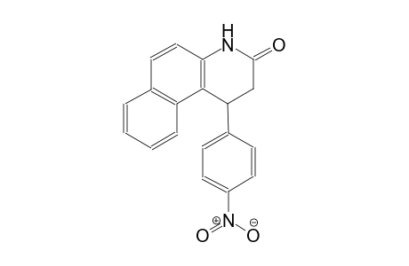 benzo[f]quinolin-3(2H)-one, 1,4-dihydro-1-(4-nitrophenyl)-