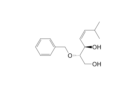 (2S,3R)-2-Benzyloxy-6-methyl-4-heptene-1,3-diol