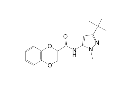 Benzo[b]1,4-dioxane-2-carboxamide, N-(3-tert-butyl-1-methyl-5-pyrazolyl)-