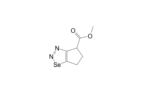 methyl 5,6-dihydro-4H-cyclopenta[d]selenadiazole-4-carboxylate