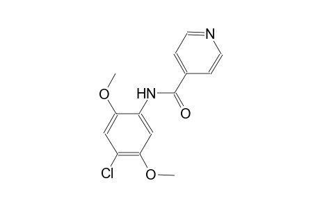 N-(4-chloro-2,5-dimethoxyphenyl)isonicotinamide